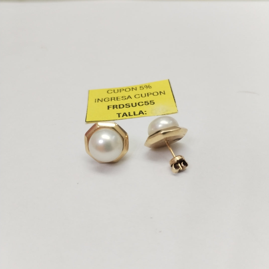 BROQUELES PAR ORO 14 K 3,50 GRMS (SEMINUEVO)