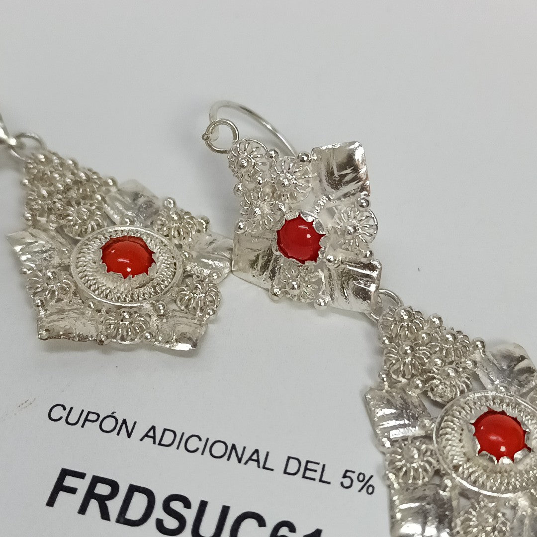 ARETES PAR PLATA 17.7 GRMS (SEMINUEVO)