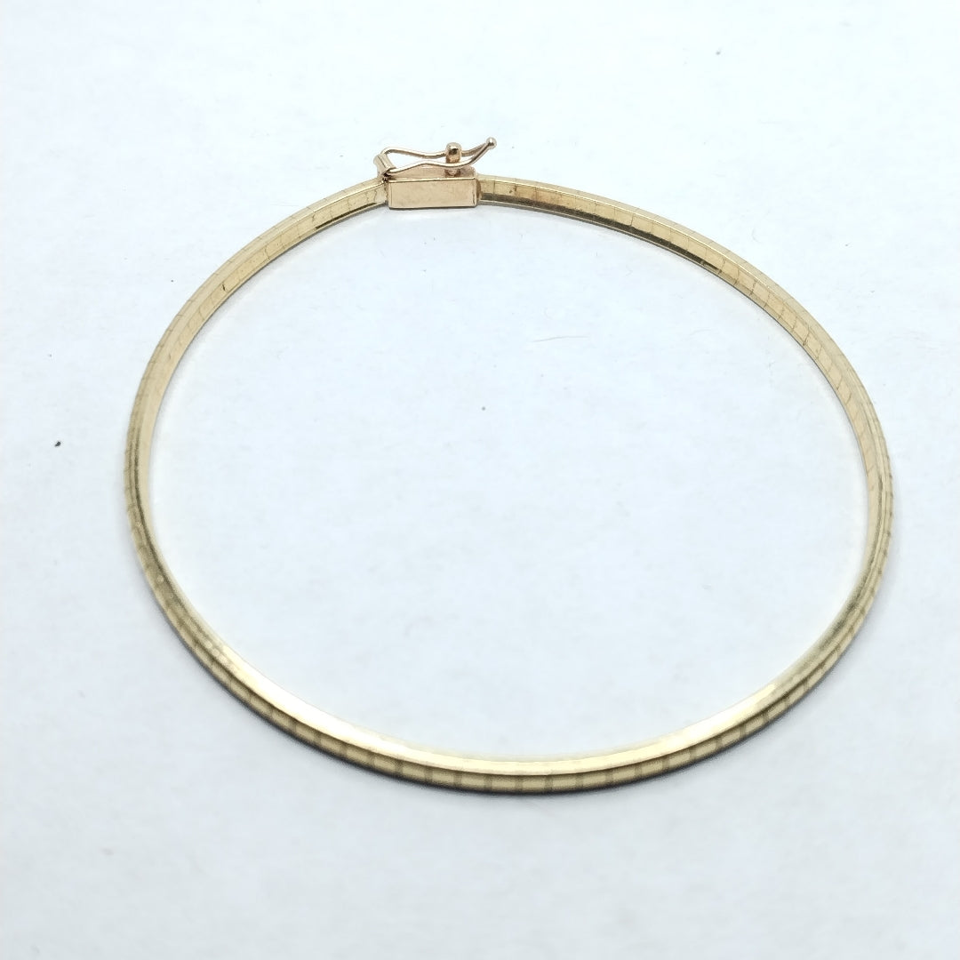 PULSERA RIGIDA ORO 14 K 5.8 GRMS (SEMINUEVO)