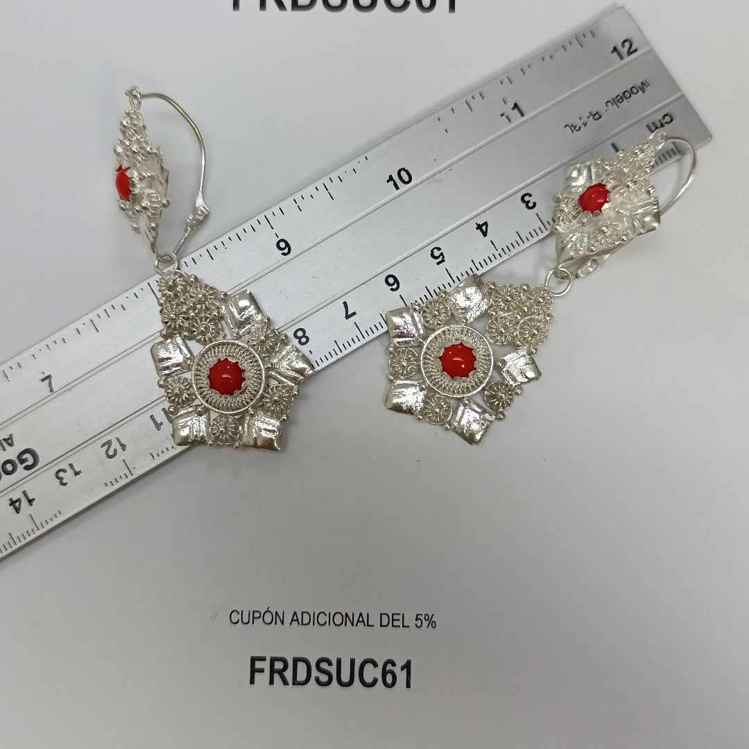 ARETES PAR PLATA 17.7 GRMS (SEMINUEVO)