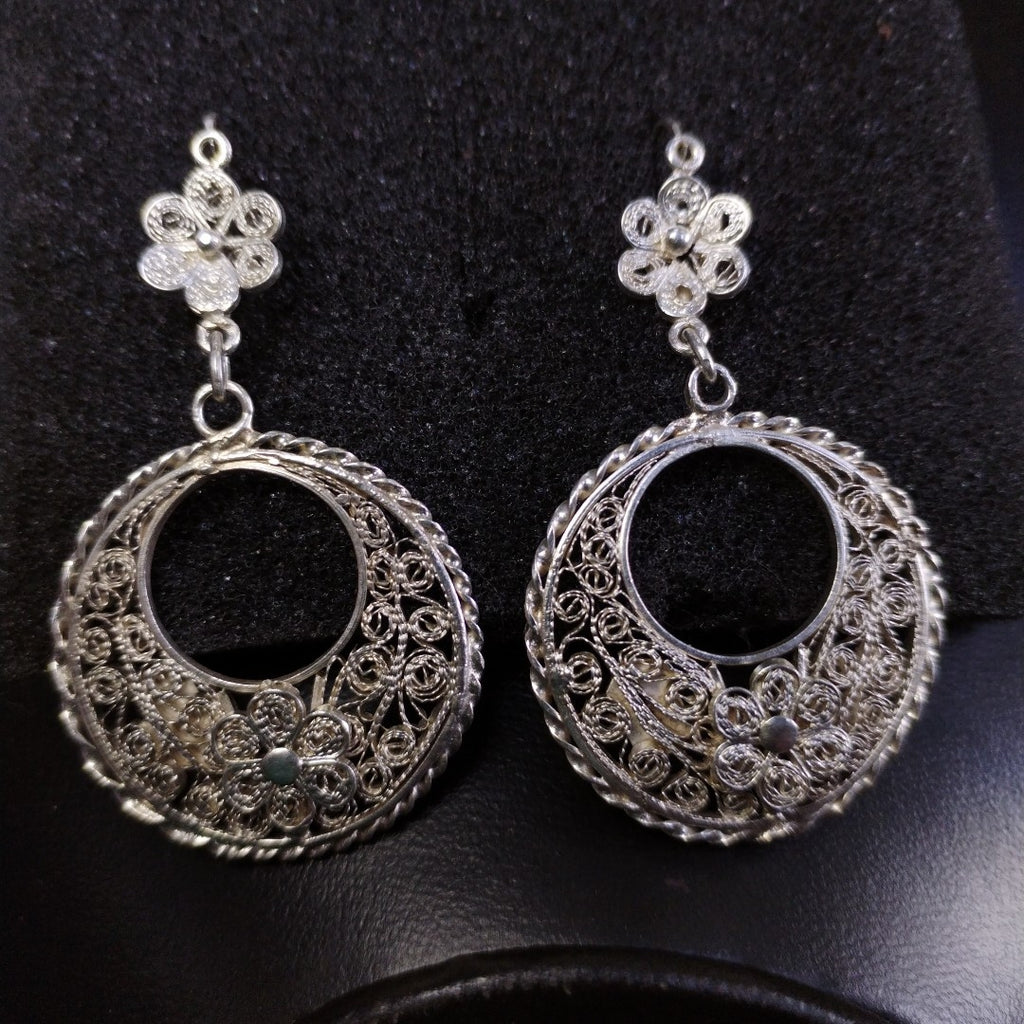 ARETES PAR PLATA 17.4 GRMS (SEMINUEVO)