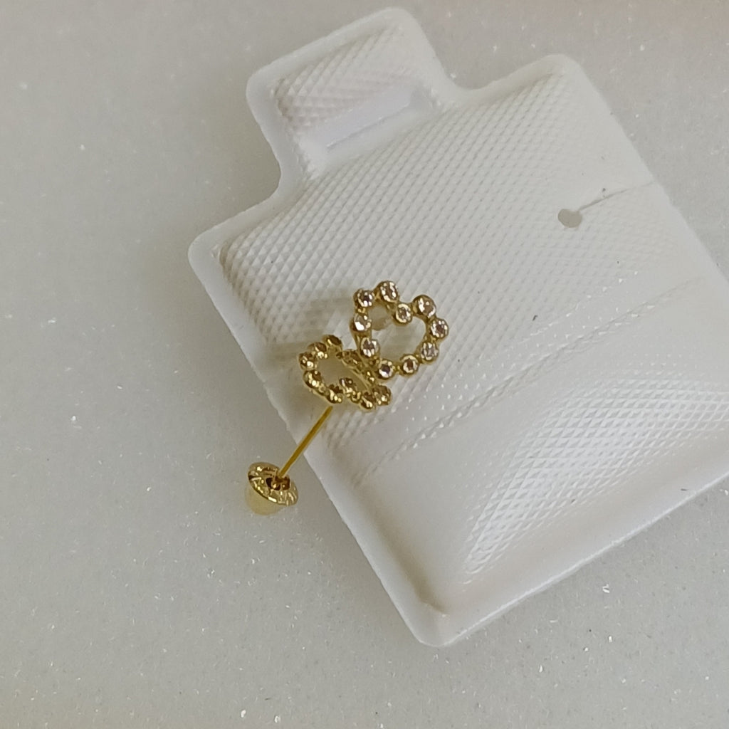 BROQUELES BROQUEL FIG CORAZON 14K 0.23 GR (NUEVO)