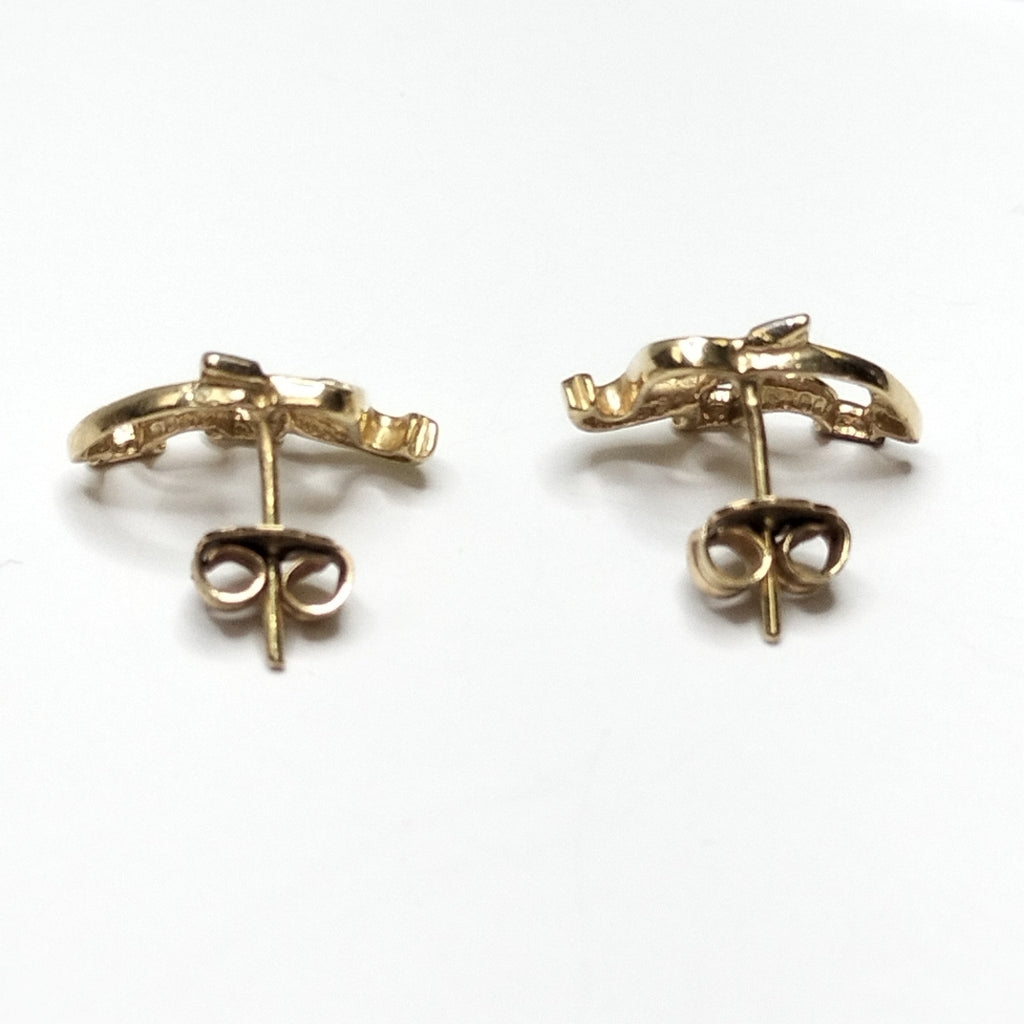 BROQUELES PAR ORO 14 K 2.6 GRMS (SEMINUEVO)