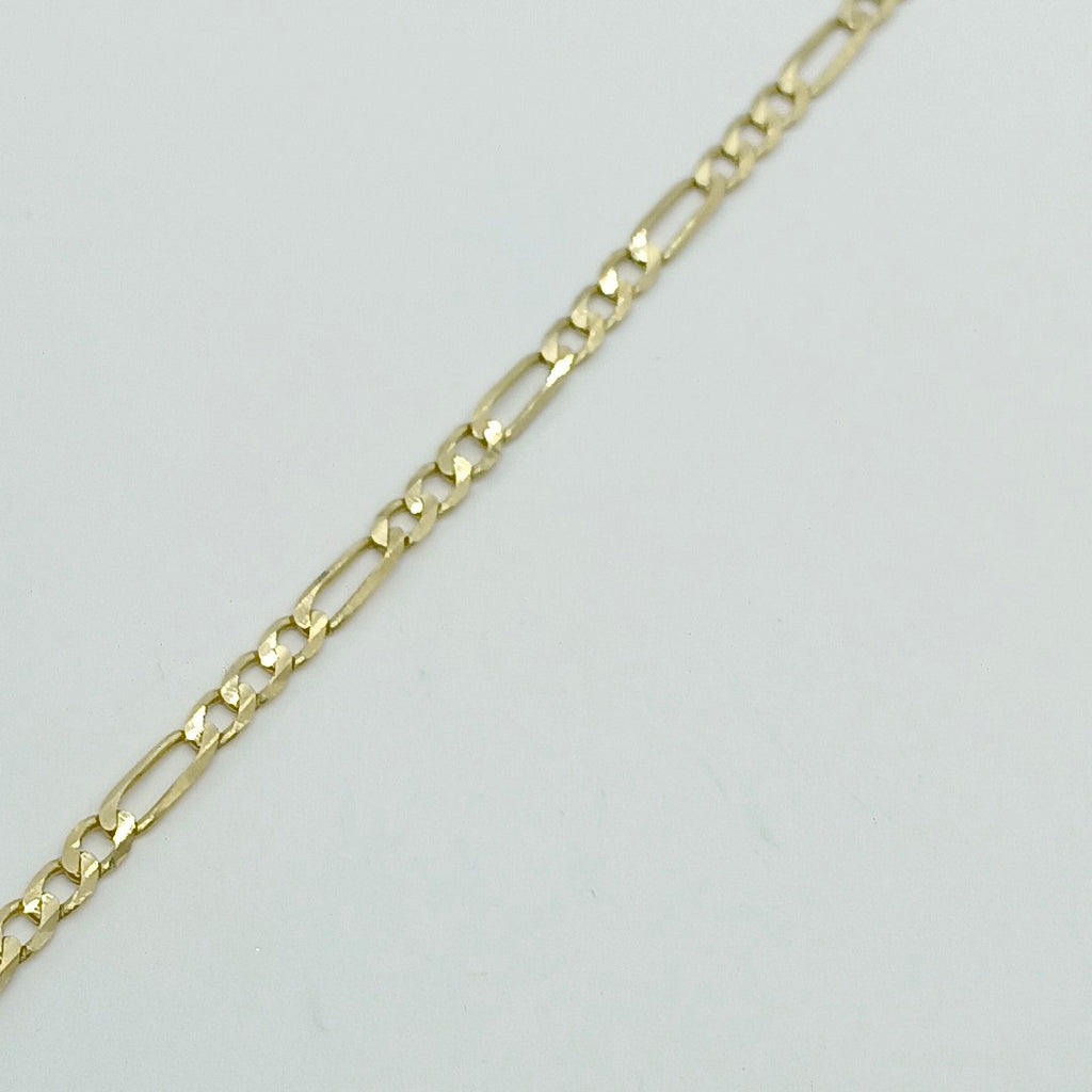 PULSERA TEJIDO 3X1 14K 18 CM 2.6 GR (NUEVO)