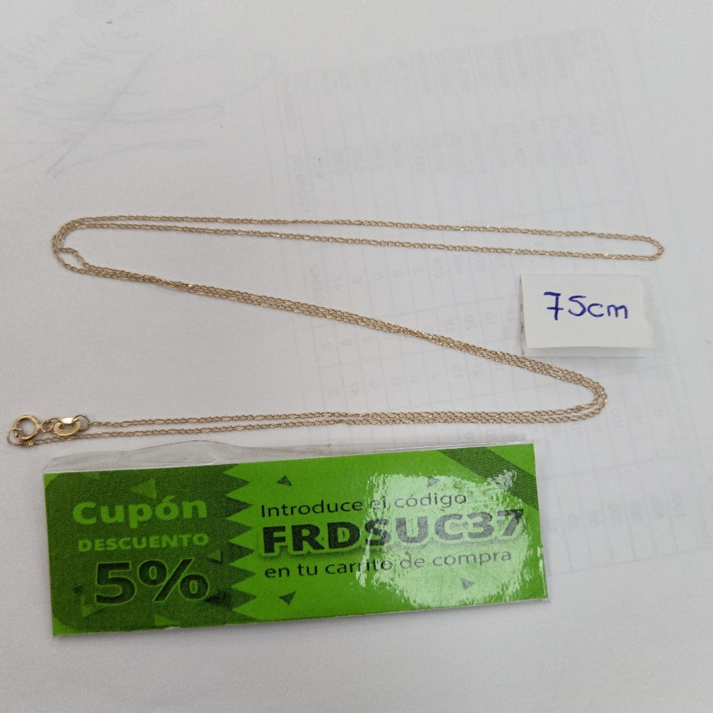 CADENA ORO 10 K 1,60 GRMS (SEMINUEVO)