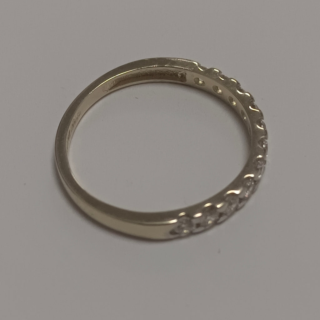 ANILLO ANILLITO MEDIA CHURUMBELA 14K 9 TALLA 2.2 GR (NUEVO)