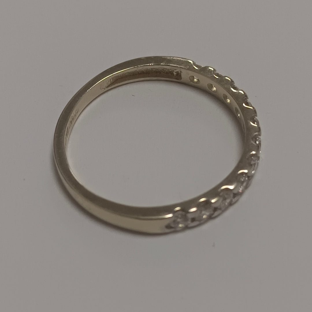 ANILLO ANILLITO MEDIA CHURUMBELA 14K 9 TALLA 2.2 GR (NUEVO)