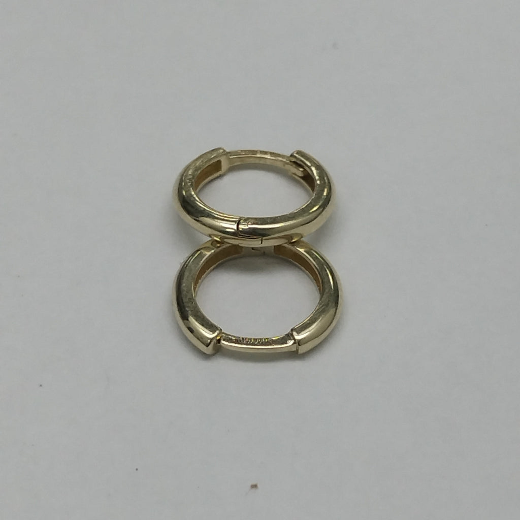 ARETES ARRACADAS LISAS 10K 1.1 GR (NUEVO)