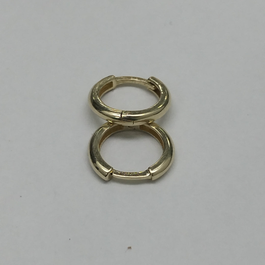 ARETES ARRACADAS LISAS 10K 1.1 GR (NUEVO)