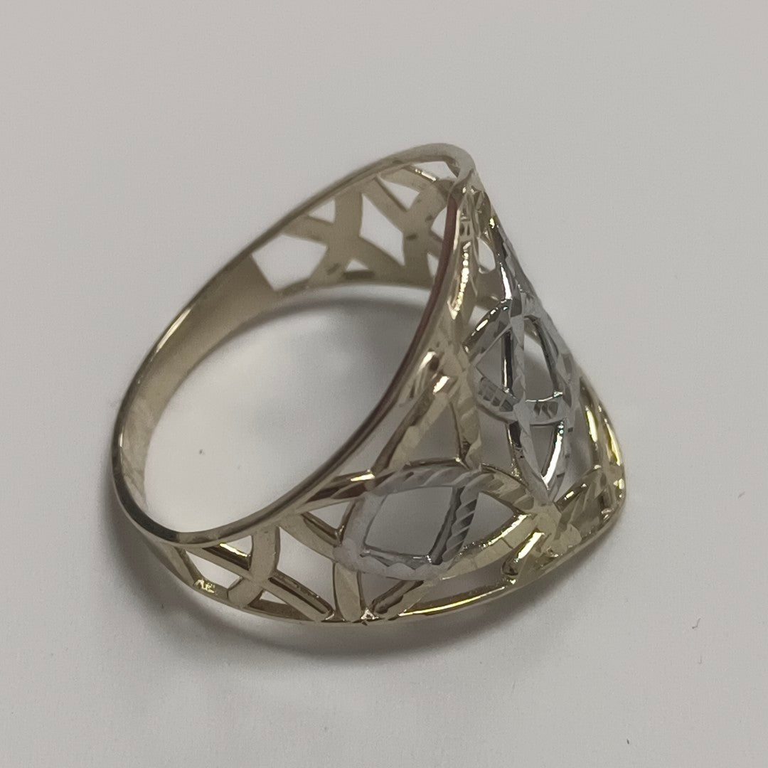 ANILLOS CON ESTRELLA CELTA 14K TALLA 9 2.2 GR (NUEVO)