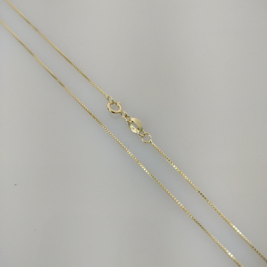 CADENA VENECIANO 14K 55 CM 1.7 GR (NUEVO)
