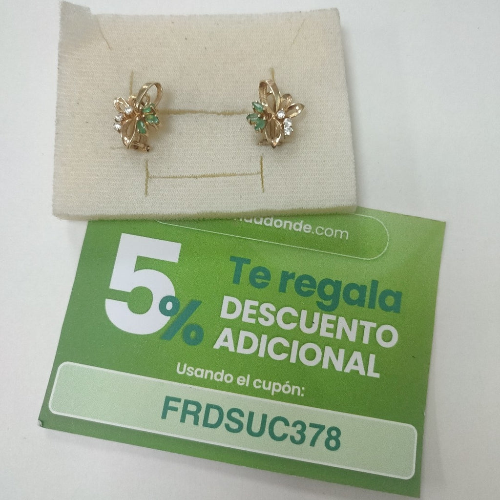 ARETES PAR ORO 8 K 3,60 GRMS (SEMINUEVO)