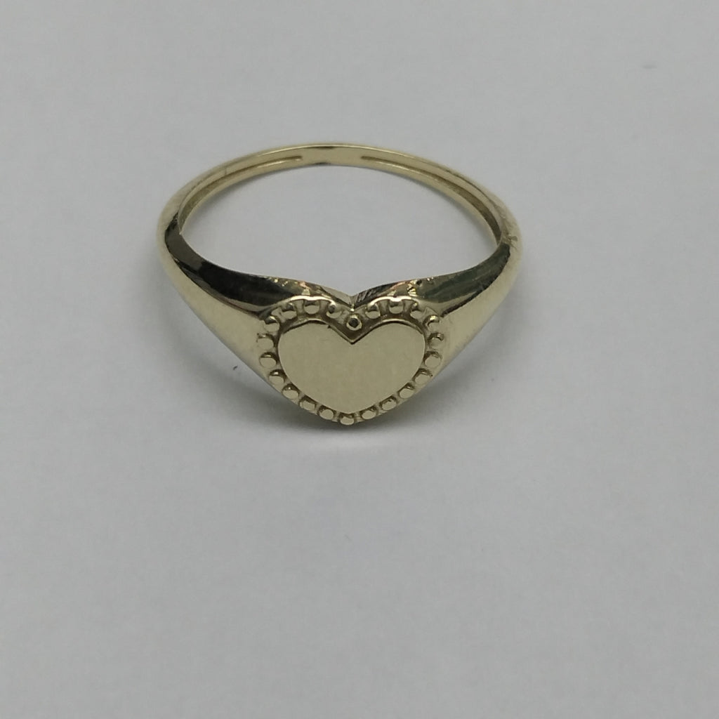 ANILLOS ANILLITO FIG CORAZON 10K TALLA 7 1.7 GR (NUEVO)