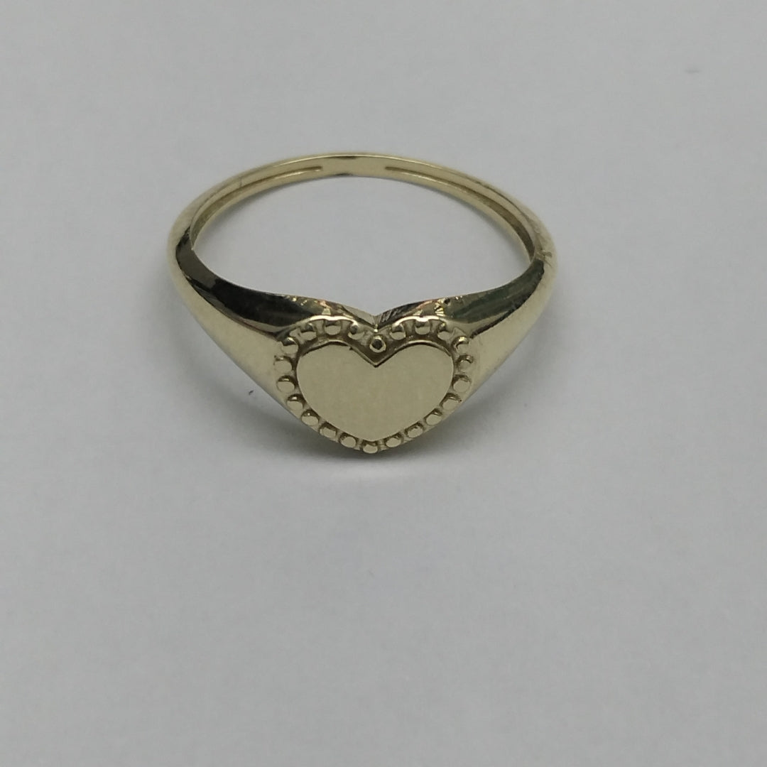 ANILLOS ANILLITO FIG CORAZON 10K TALLA 7 1.7 GR (NUEVO)