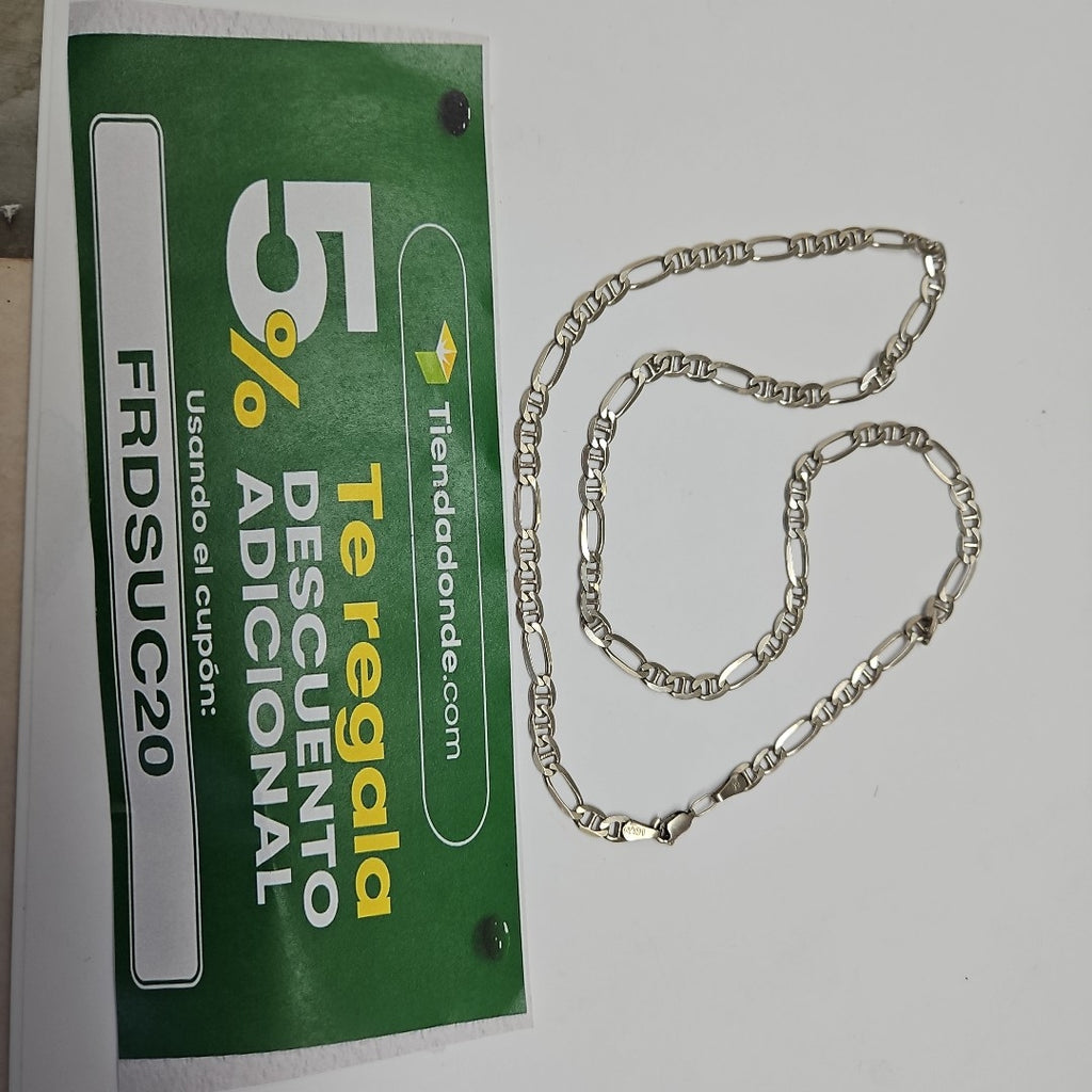CADENA PLATA 15.1 GRMS (SEMINUEVO)