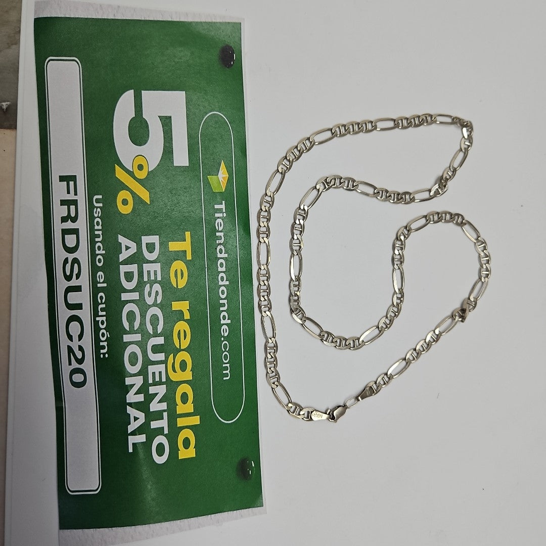 CADENA PLATA 15.1 GRMS (SEMINUEVO)