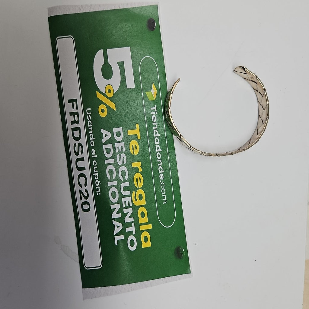 PULSERA RIGIDA PLATA 23,50 GRMS (SEMINUEVO)