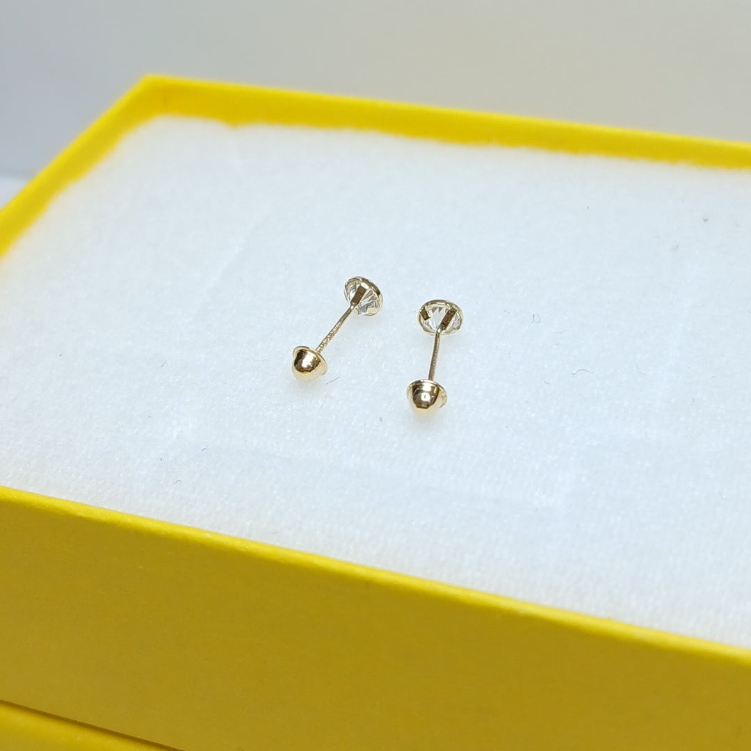 BROQUELES BROQUEL C CIRCONIA 14K 0.1501 GR (NUEVO)