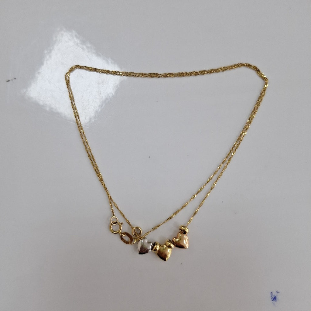 GARGANTILLA ORO 14 K 1,30 GRMS (SEMINUEVO)