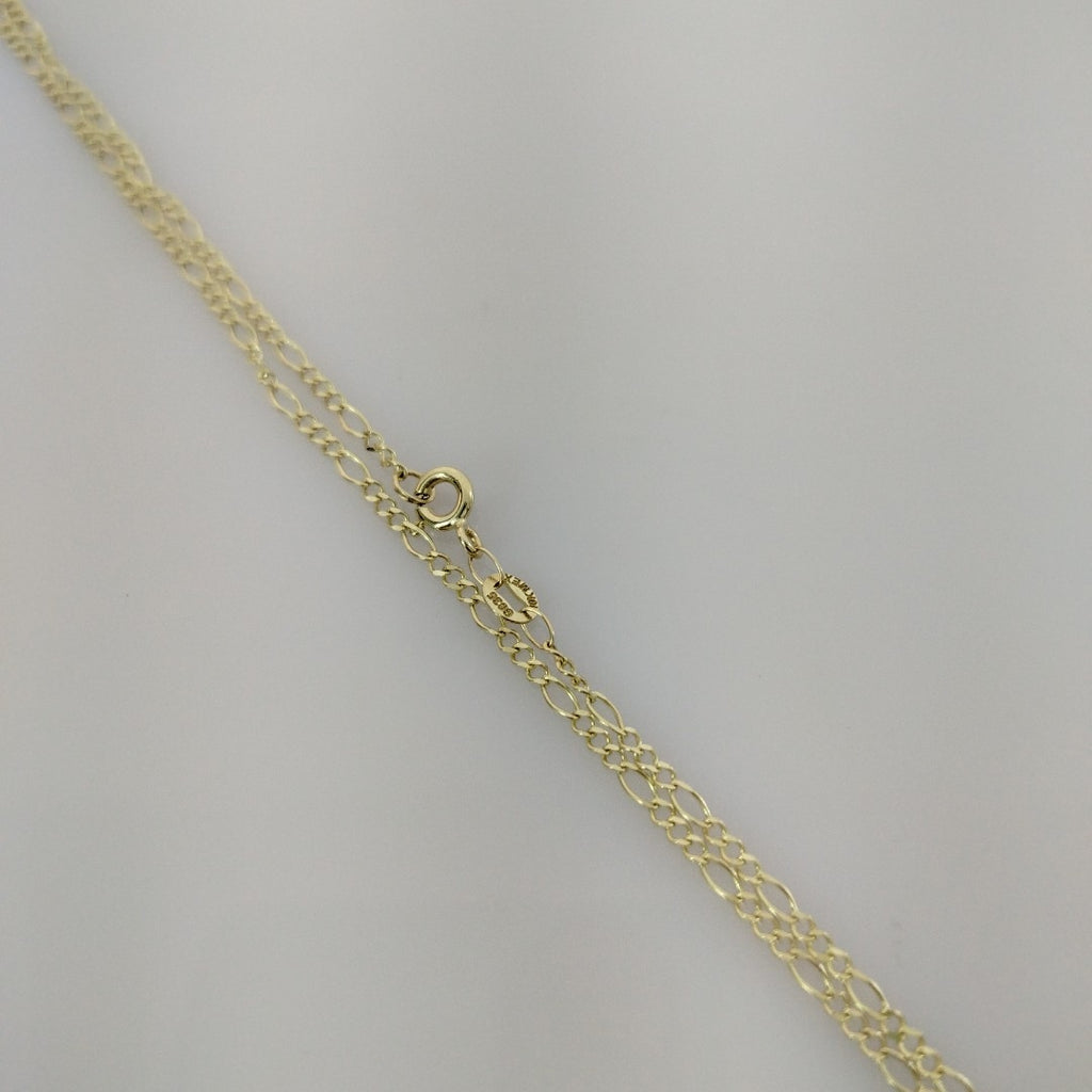 CADENA TEJIDO 3X1 14K 55 CM 2.4 GR (NUEVO)