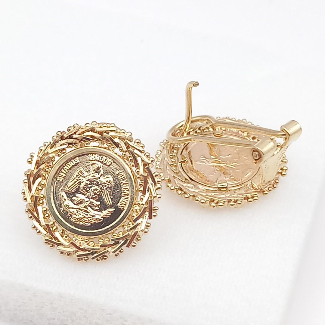 K1 6 GRMS 10 K IDENTIFICACIÓN ARETES PAR MATERIALES ORO CANTIDAD DE PI (SEMINUEVO)