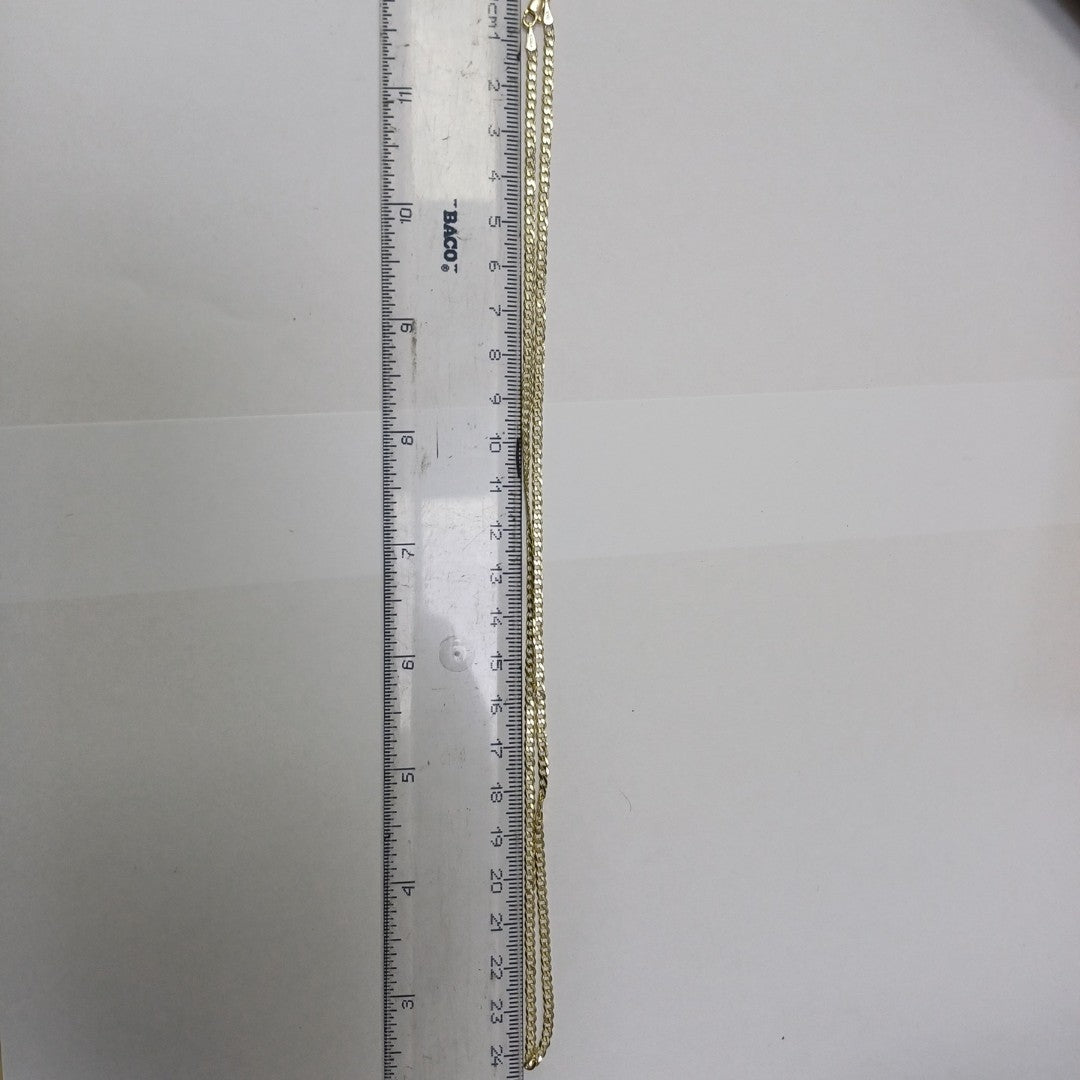 CADENA BARBADA 10K 50 CM 4.4 GR (NUEVO)