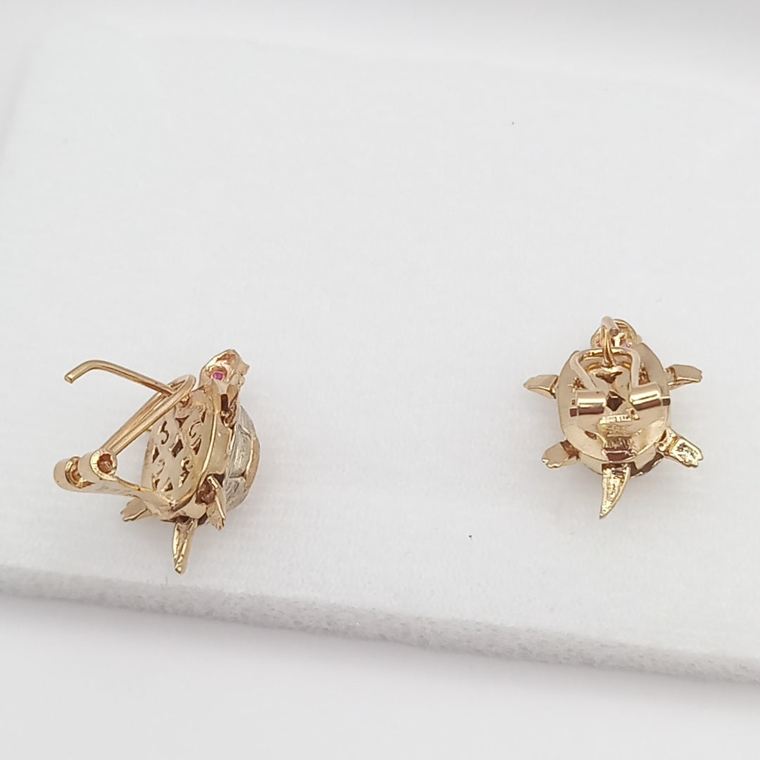 ARETES PAR ORO 10 K 6 GRMS (SEMINUEVO)