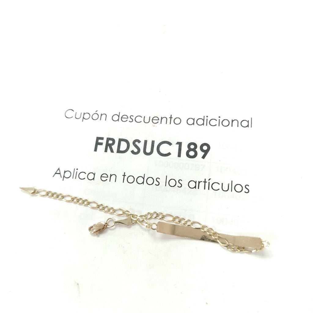 PULSERA ESCLAVA 3X1 10K 18 CM 2.6 GR (NUEVO)