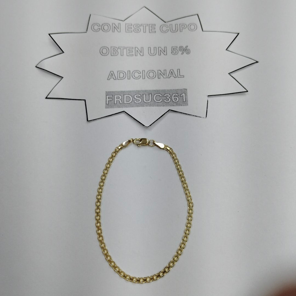 PULSERA BISMARK 14K 18 CM 2.3 GR (NUEVO)