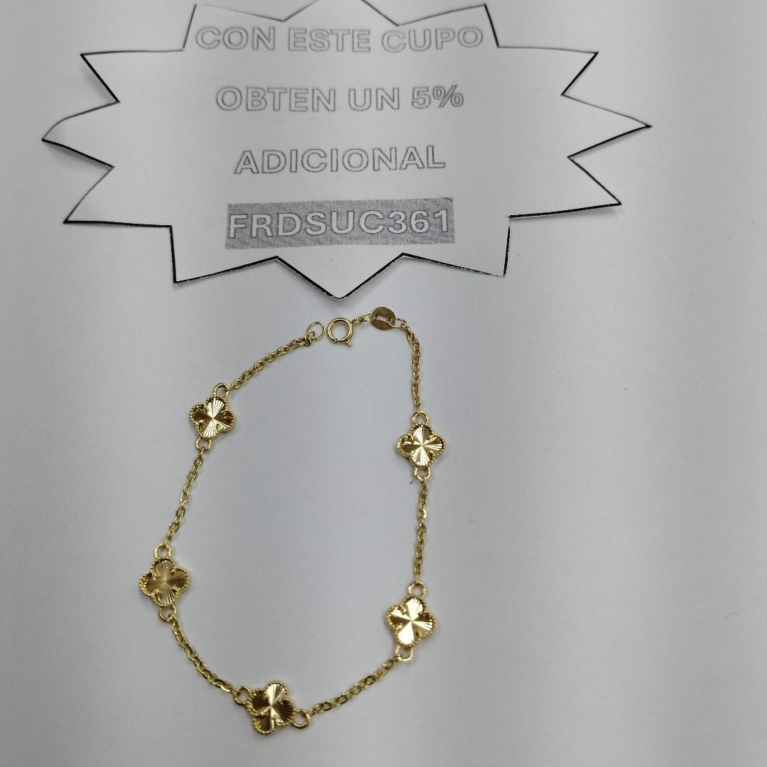 PULSERA ESPECIAL 14K 18 CM 3 GR (NUEVO)