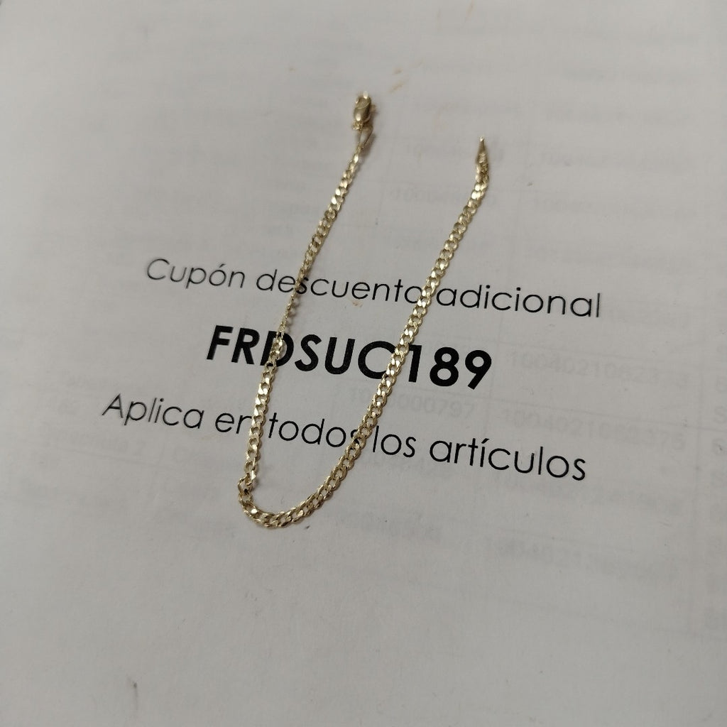 PULSERA BARBADA 14K 18 CM 2 GR (NUEVO)
