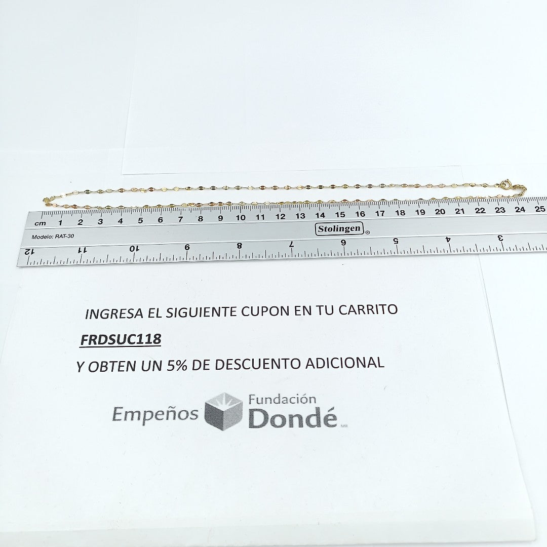 CADENA ORO 10 K 1.1 GRMS (SEMINUEVO)