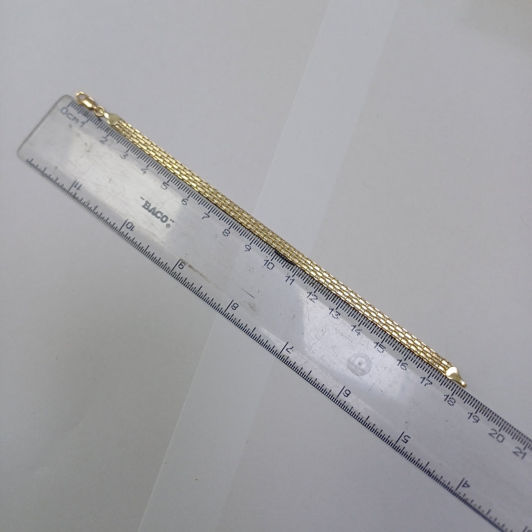 PULSERA ESPECIAL 10K 18 CM 3.9 GR (NUEVO)