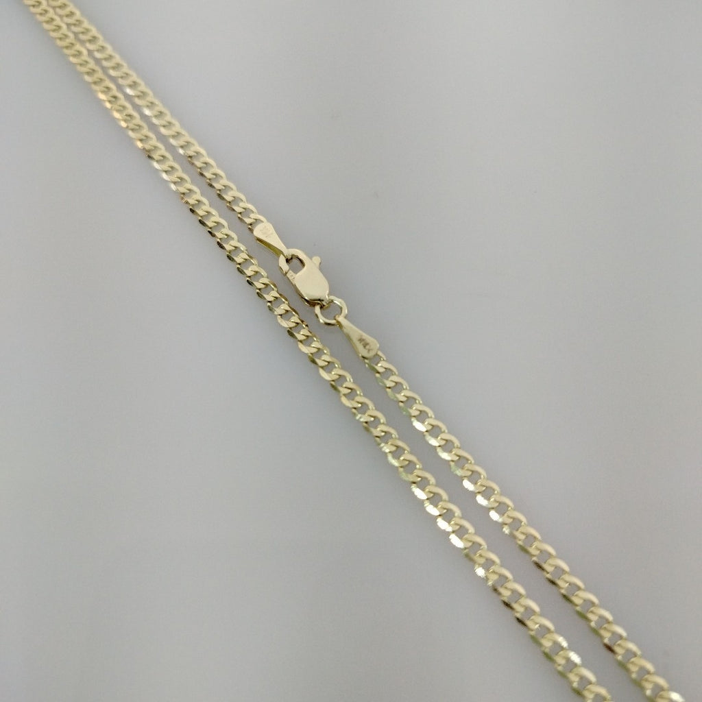 CADENA BARBADA 14K 60 CM 5.9 GR (NUEVO)