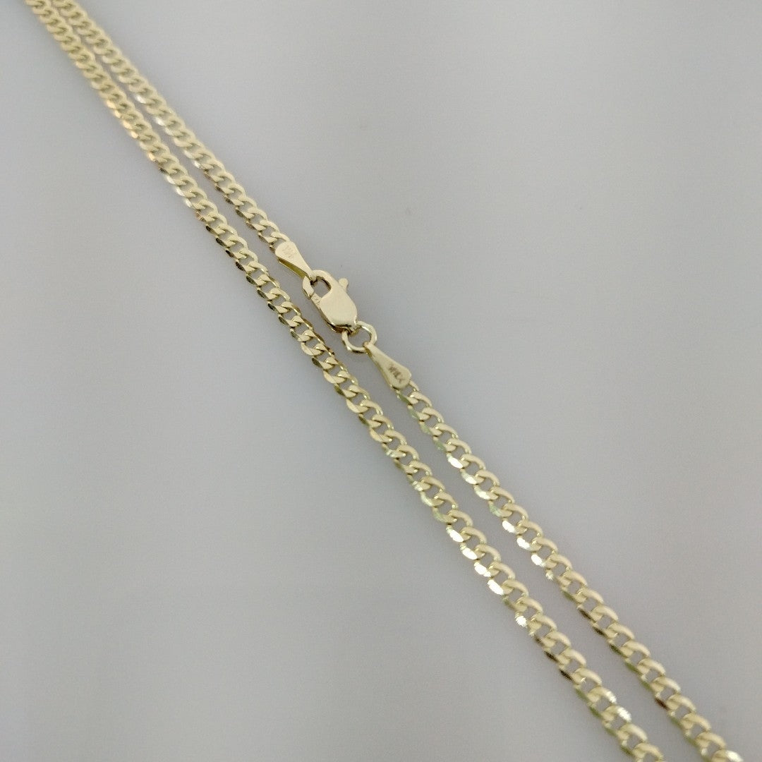 CADENA BARBADA 14K 60 CM 5.9 GR (NUEVO)