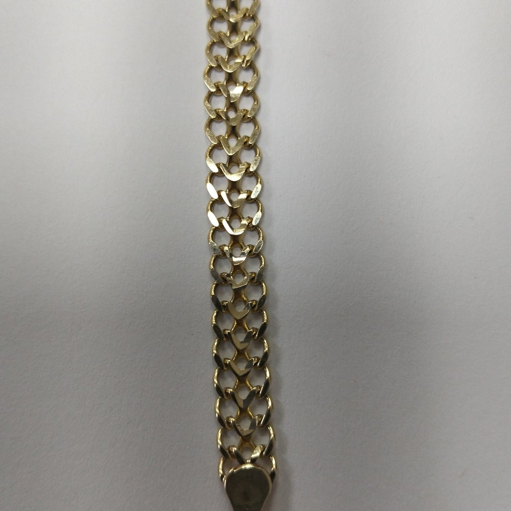 PULSERA ESCLAVA CHINO 14K 21 CM 9.7 GR (NUEVO)
