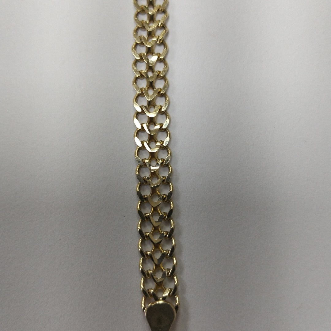 PULSERA ESCLAVA CHINO 14K 21 CM 9.7 GR (NUEVO)