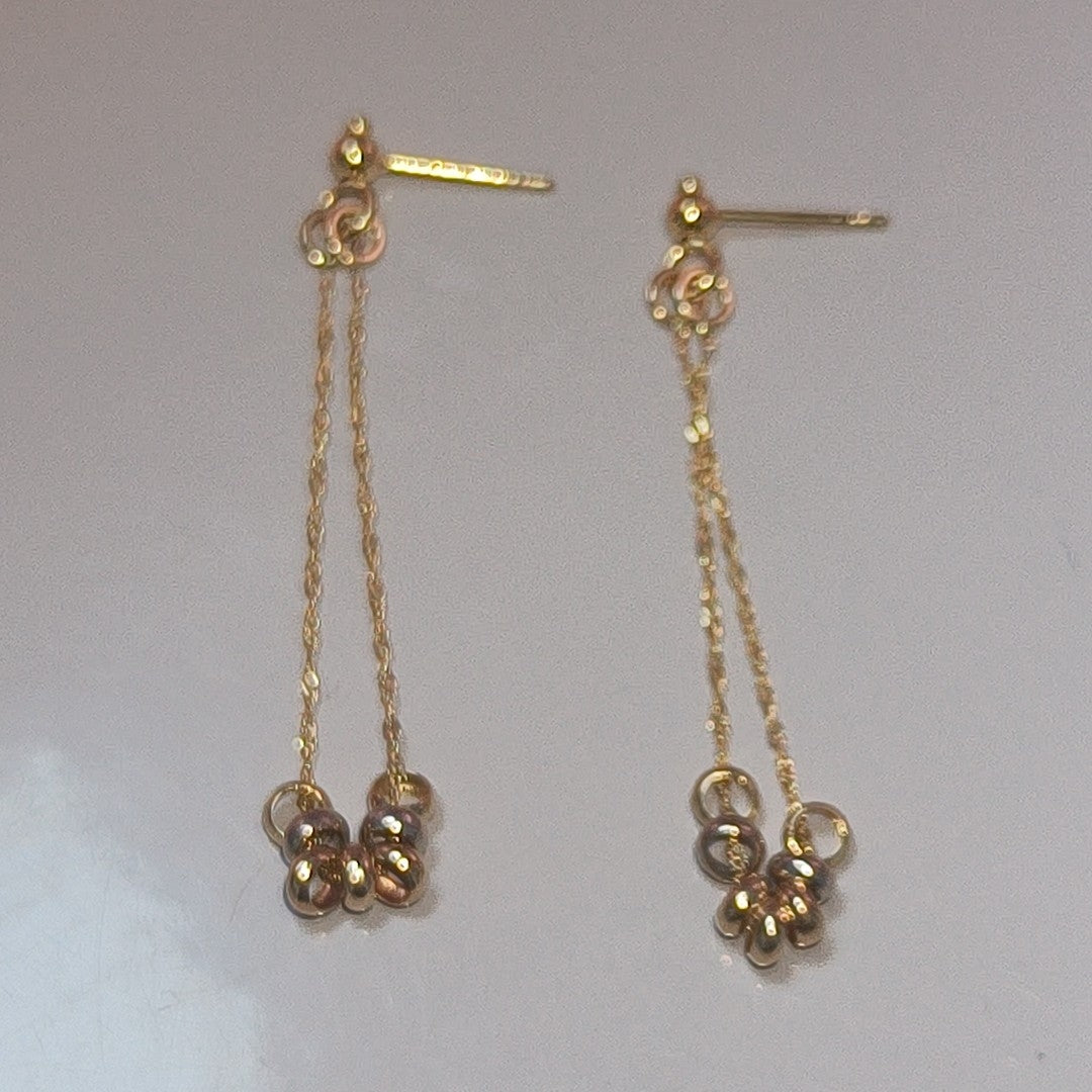 BROQUELES PAR ORO 10 K 1,40 GRMS (SEMINUEVO)