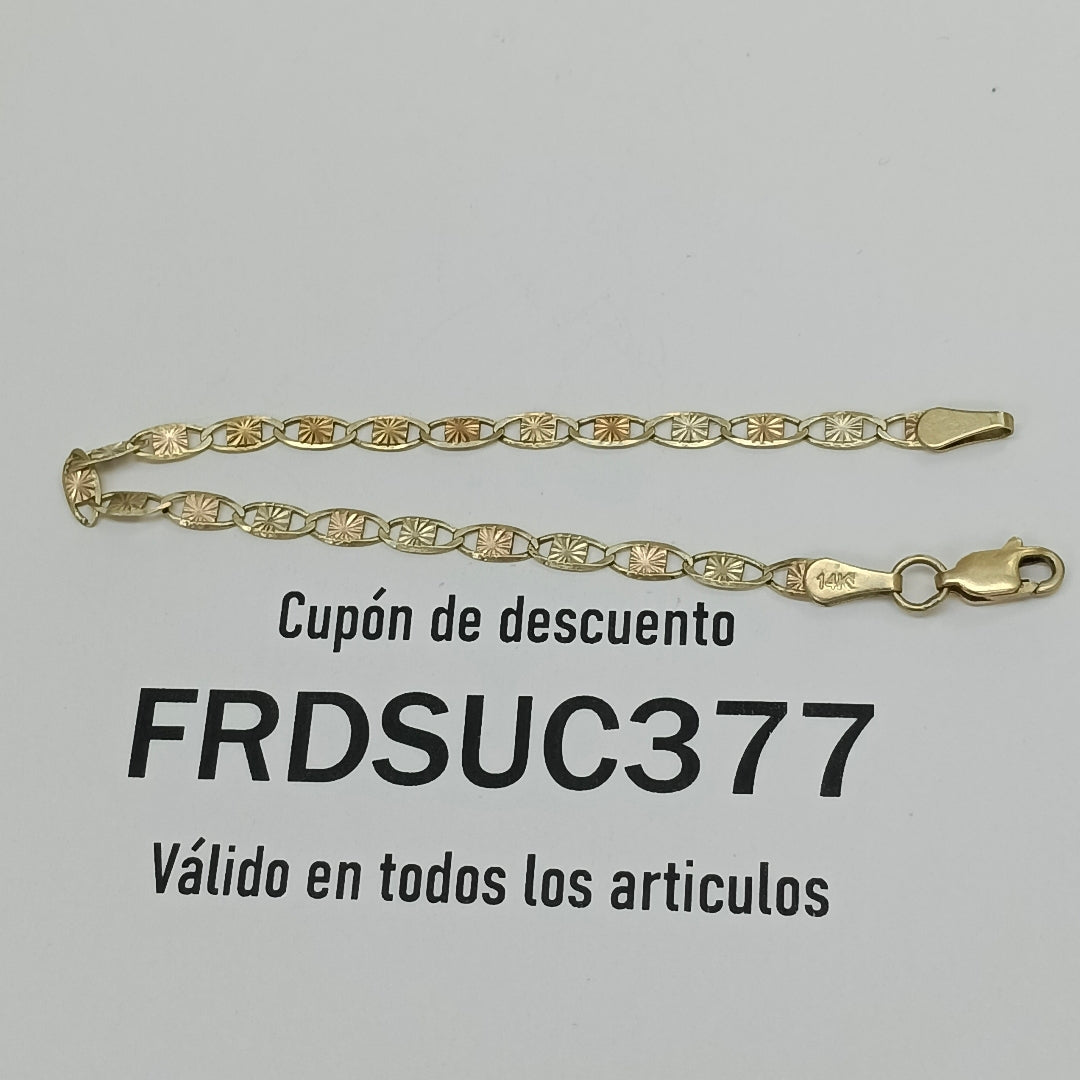 PULSERA ORO 14 K 2.8 GRMS (SEMINUEVO)