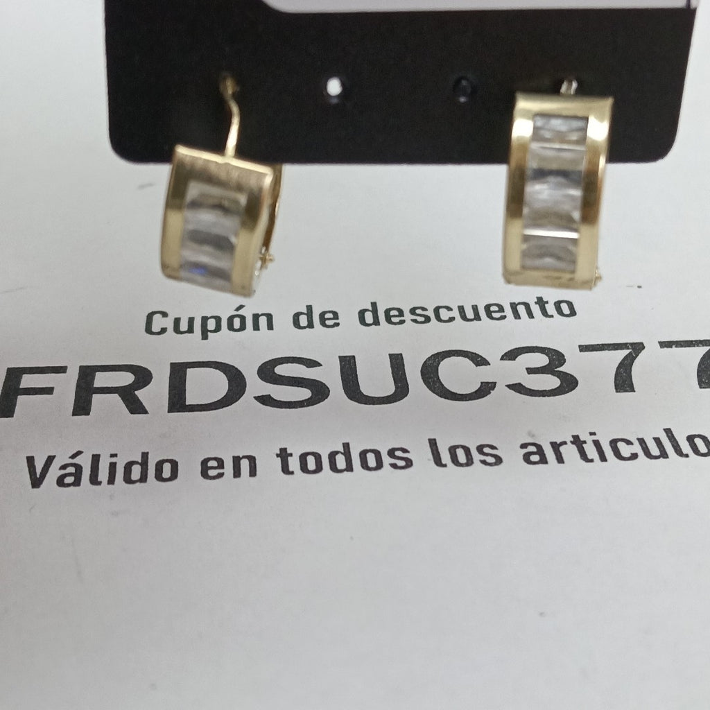 ARETES PAR ORO 10 K 2.5 GRMS (SEMINUEVO)