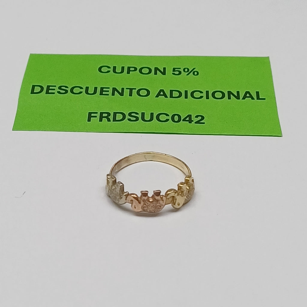 ANILLITO ORO 14 K 2.2 GRMS (SEMINUEVO)