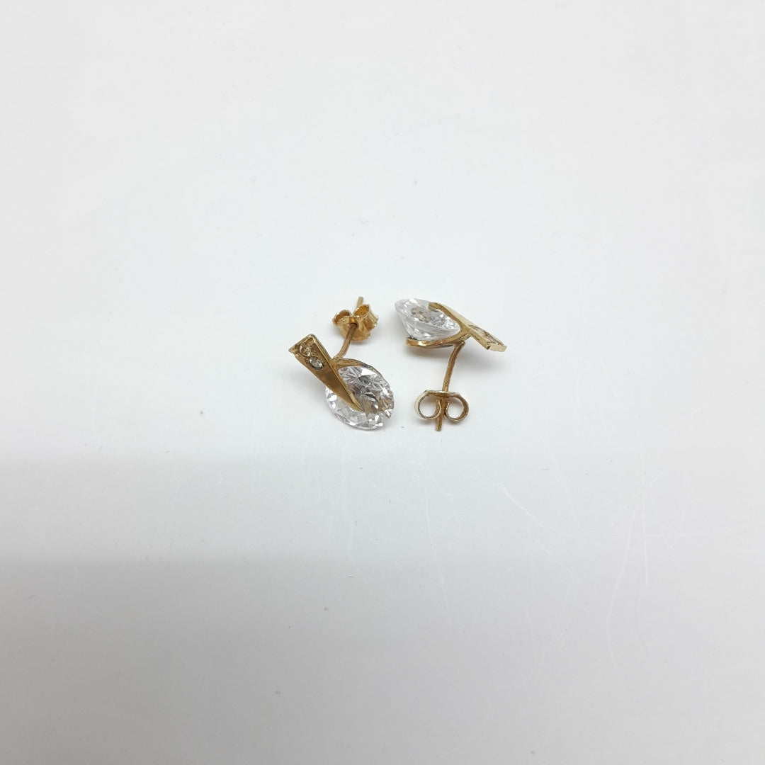 ARETES PAR ORO 14 K 3.3 GRMS (SEMINUEVO)