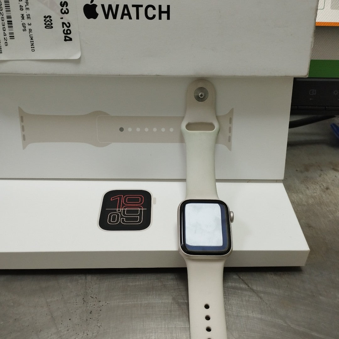 SMARTWATCH APPLE SE 3 ALUMINIO A3324 40 MM GPS (SEMINUEVO)