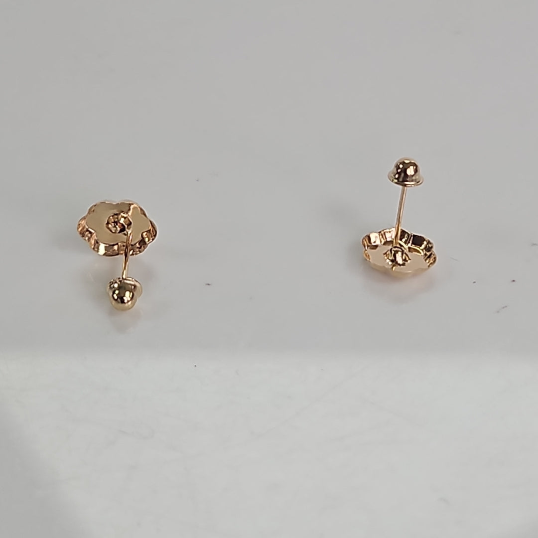 BROQUELES BROQUEL FIG FLOR C CIRCONIA 14K 0.2581 GR (NUEVO)