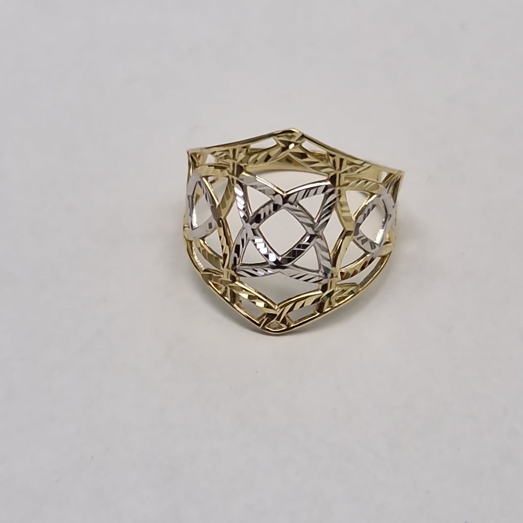 ANILLOS CON ESTRELLA CELTA 14K TALLA 7.5 2.2 GR (NUEVO)