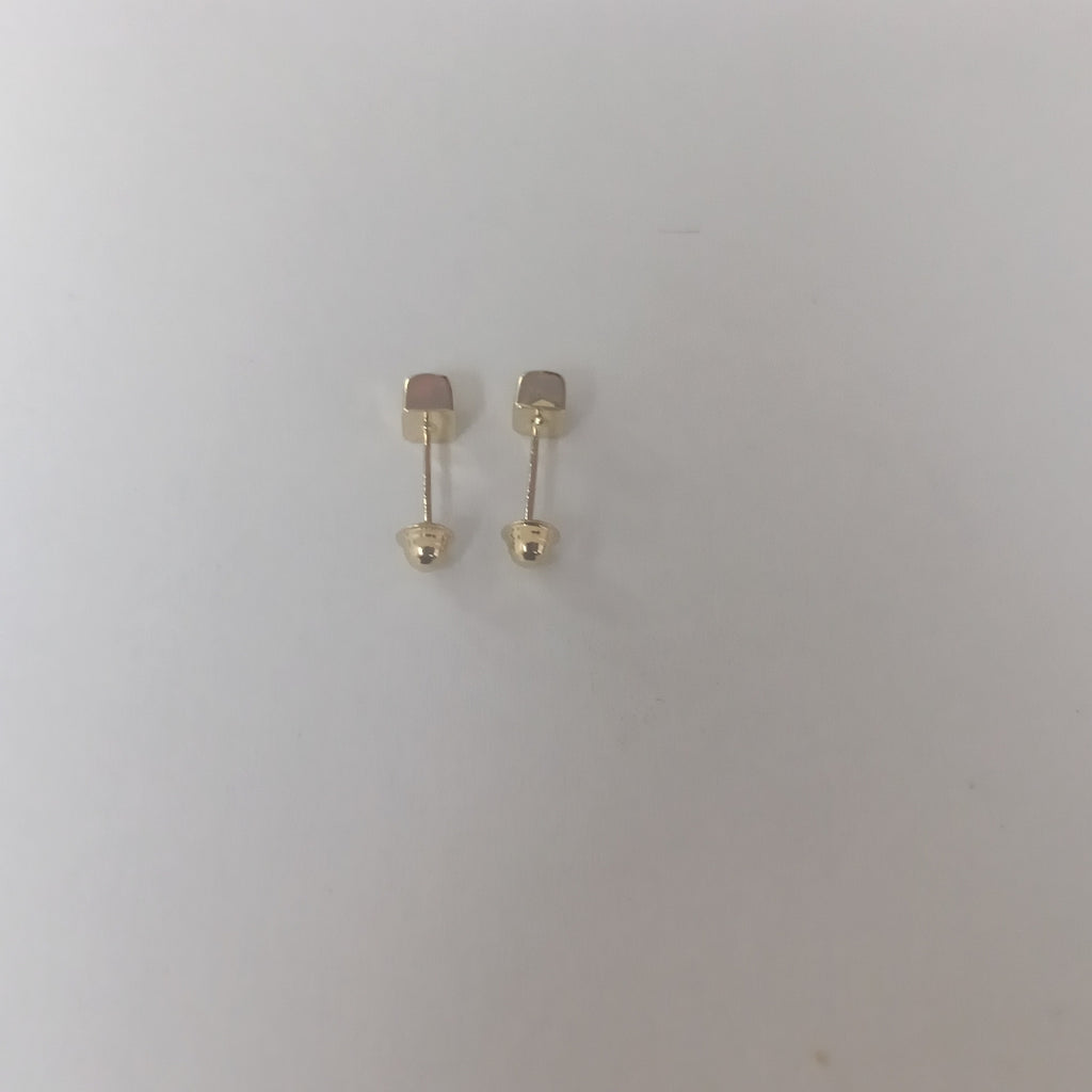 BROQUELES BROQUEL FIG CUBO 14K 0.203 GR (NUEVO)