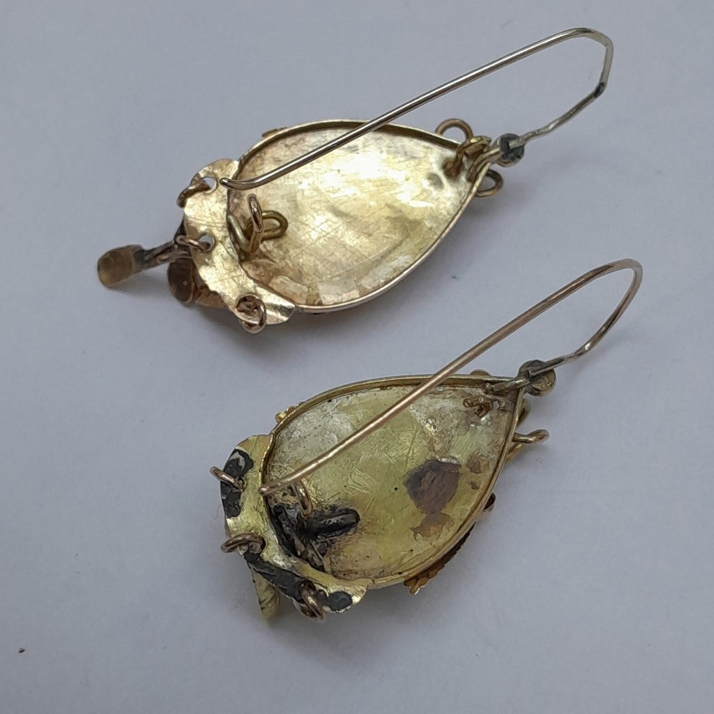 ARETES PAR ORO 10 K 4,20 GRMS (SEMINUEVO)