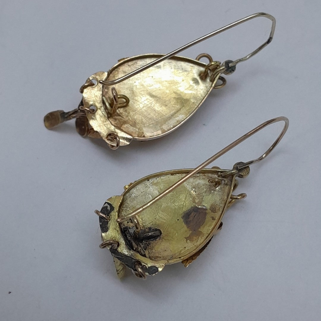 ARETES PAR ORO 10 K 4,20 GRMS (SEMINUEVO)