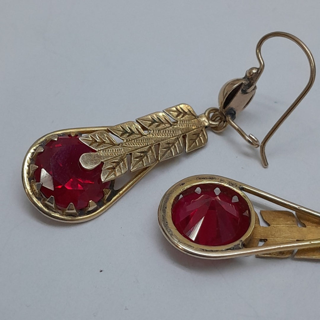 ARETES PAR ORO 8 K 8,20 GRMS (SEMINUEVO)