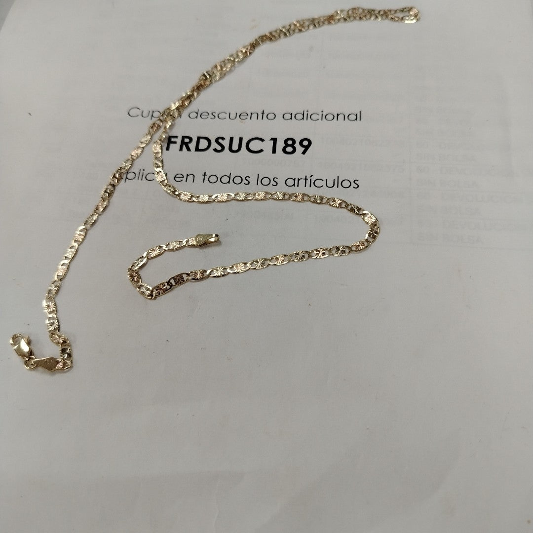 CADENA GUCHI 14K 60 CM 7.9 GR (NUEVO)